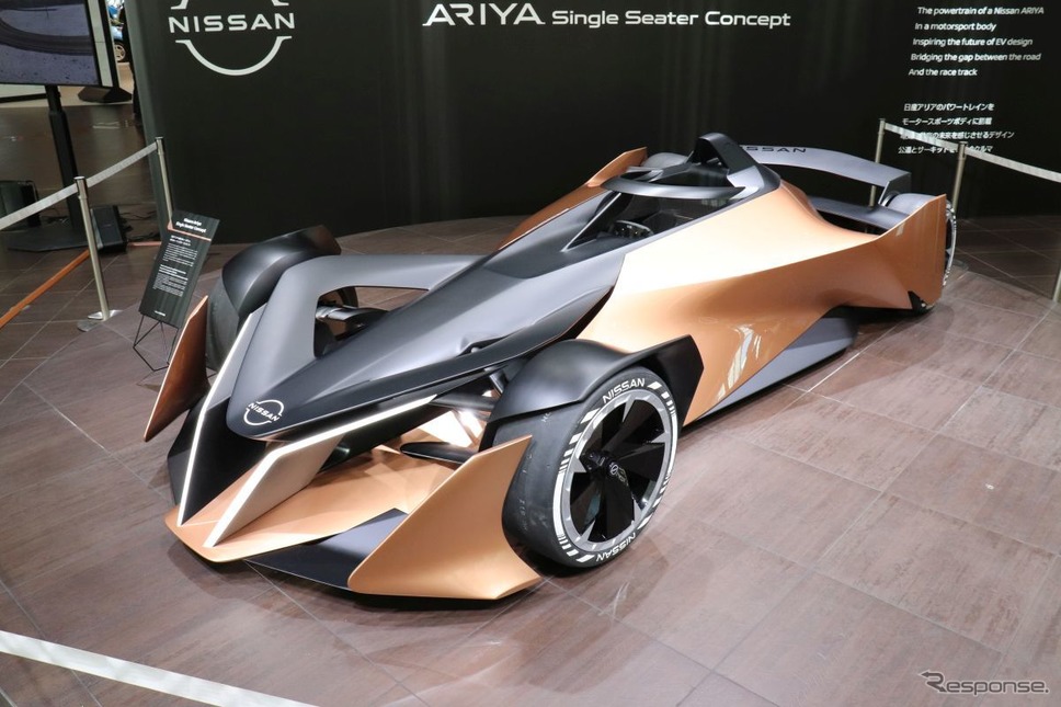 アリアのパワートレインをフォーミュラ風シングルシーターにした車両《写真撮影 中尾真二》