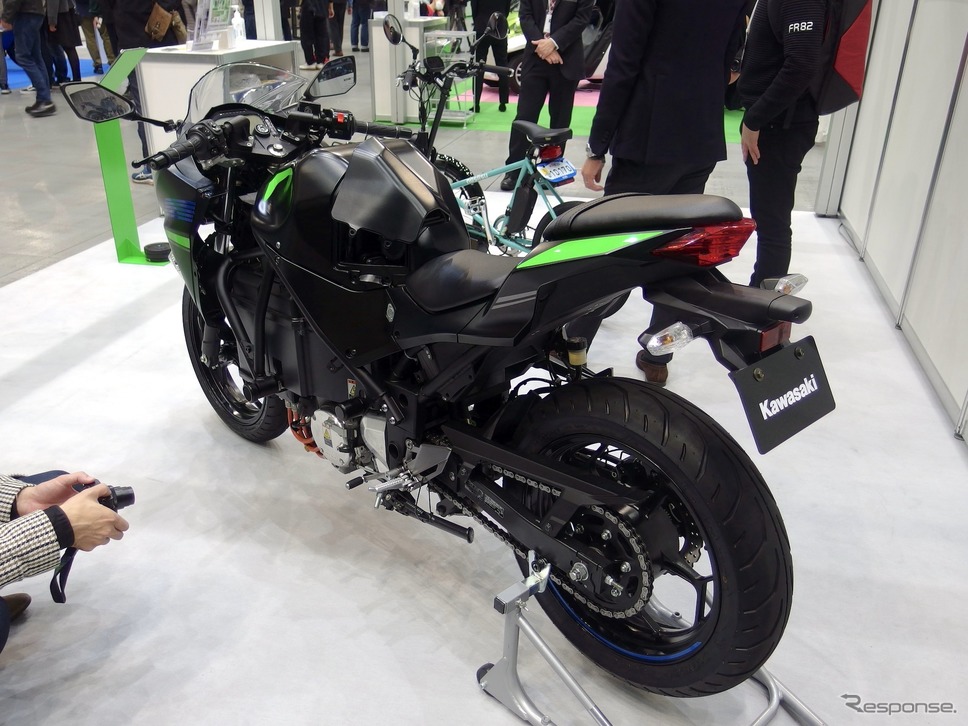 カワサキEV二輪研究車（EVバイクコレクション 2021）《写真撮影 高木啓》