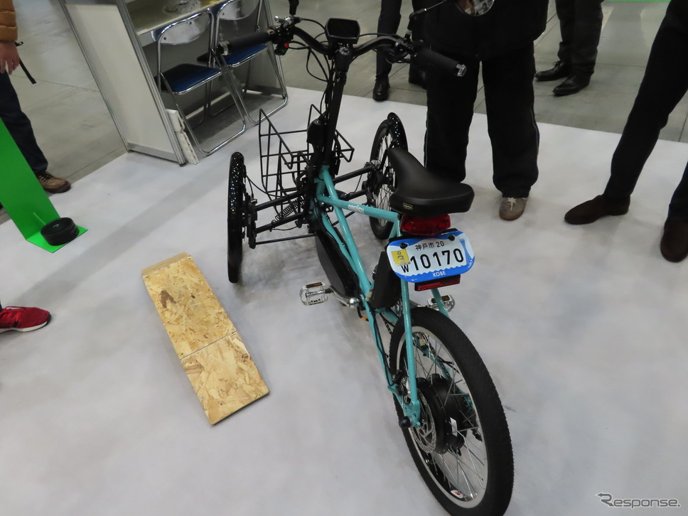 カワサキ・ノスリス(EVバイクコレクション2021)《写真撮影 先川 知香》