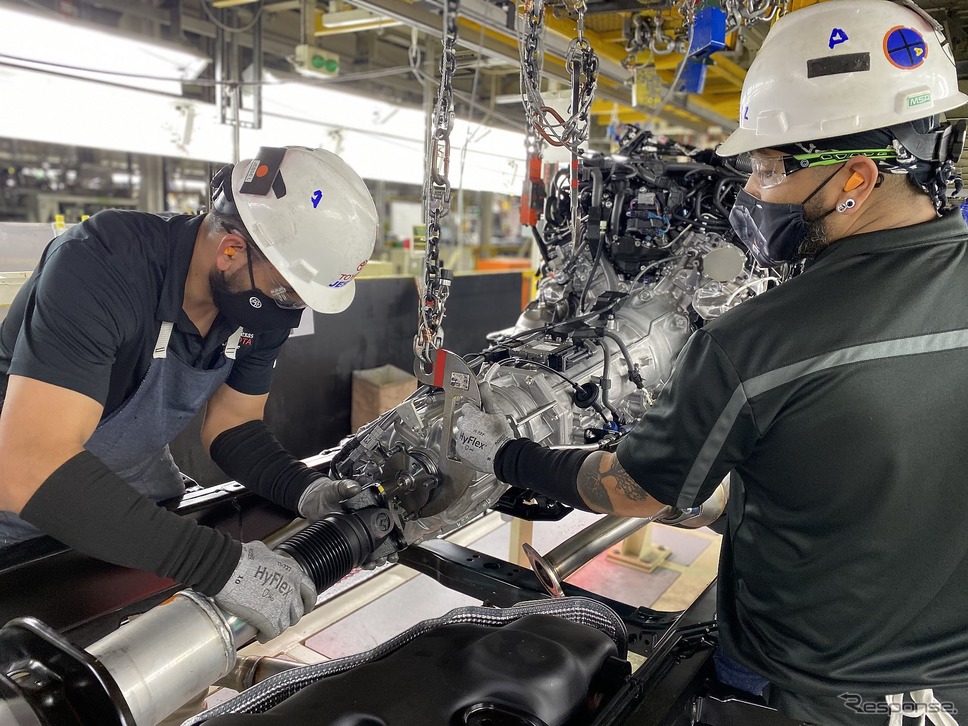 米国テキサス州の「トヨタ・モーター・マニュファクチャリング・テキサス」で生産が開始された新型 タンドラ《photo by Toyota》