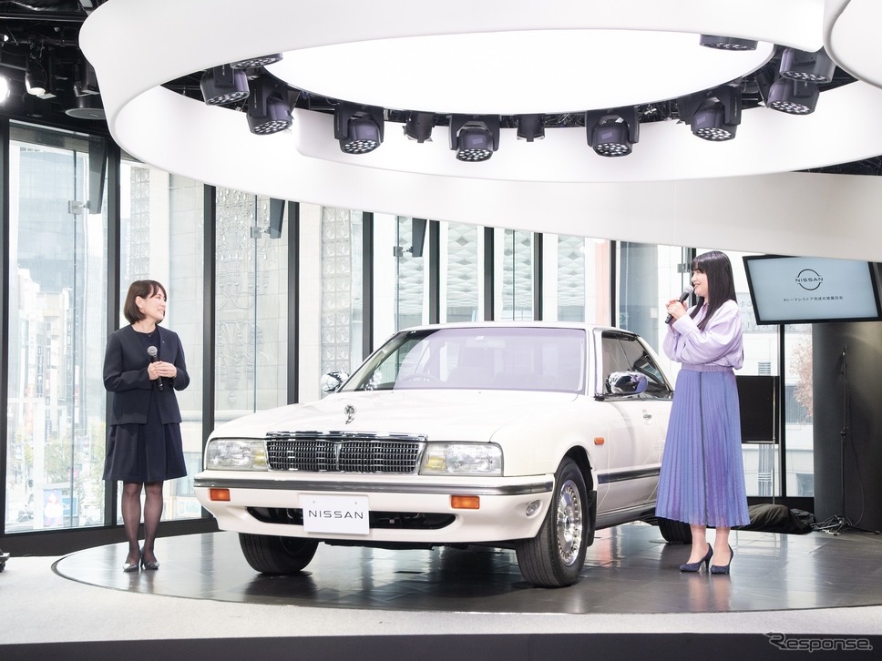 日産シーマ伊藤車レストア完成披露《写真提供 日産自動車》