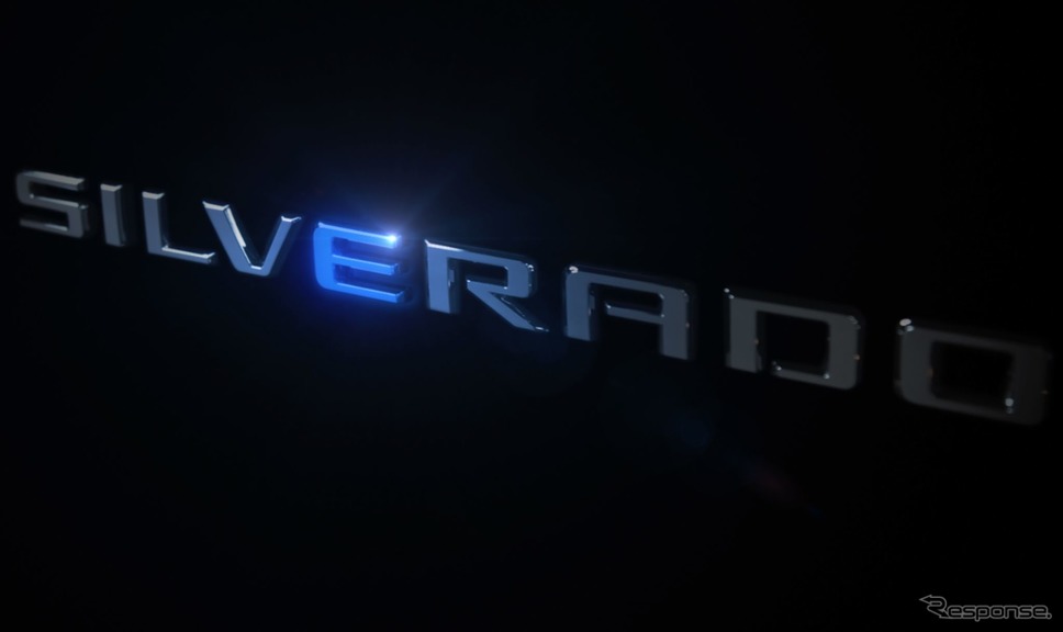 シボレー・シルバラード のEVのティザー写真《photo by Chevrolet》