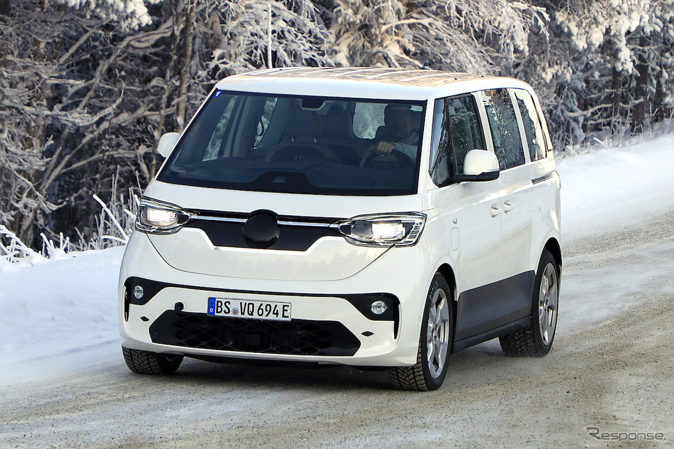 VW ID. BUZZ 市販型プロトタイプ(スクープ写真)《APOLLO NEWS SERVICE》
