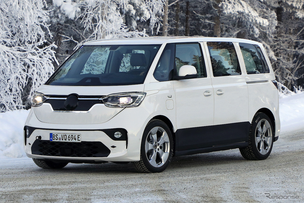 VW ID. BUZZ 市販型プロトタイプ(スクープ写真)《APOLLO NEWS SERVICE》
