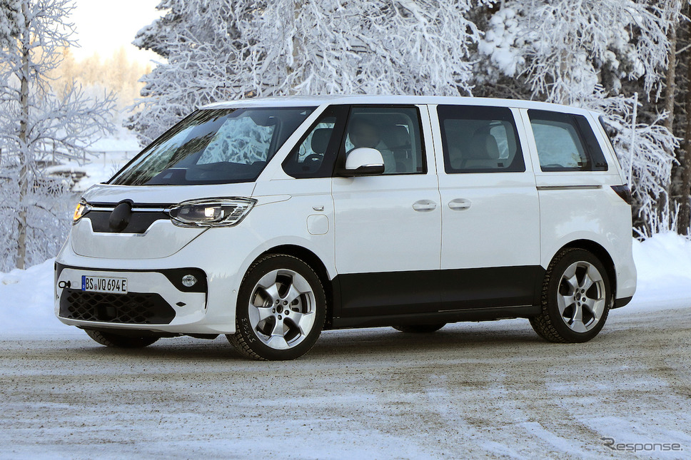 VW ID. BUZZ 市販型プロトタイプ(スクープ写真)《APOLLO NEWS SERVICE》