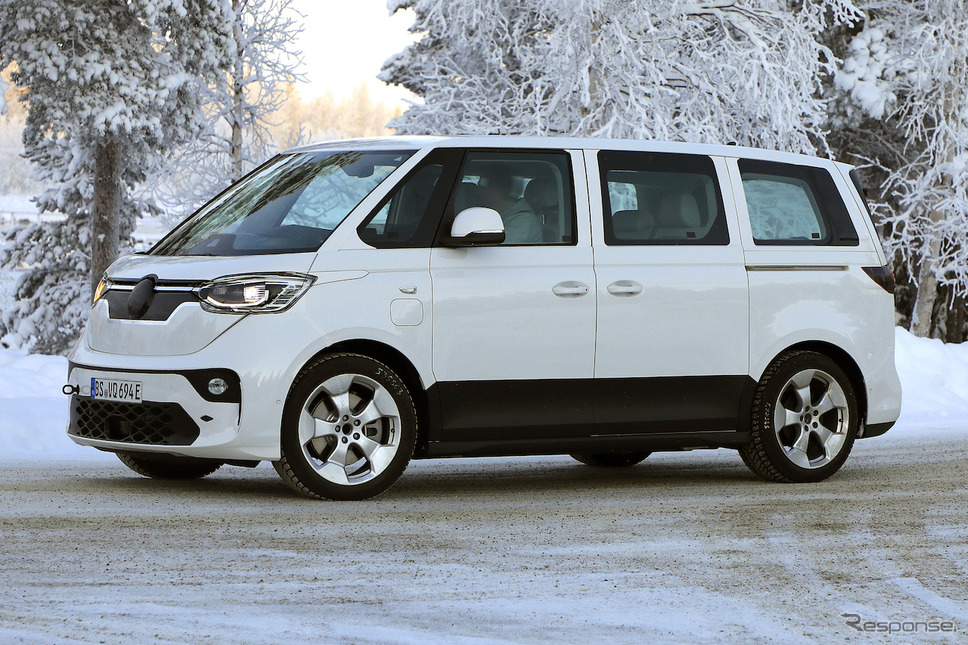 VW ID. BUZZ 市販型プロトタイプ(スクープ写真)《APOLLO NEWS SERVICE》