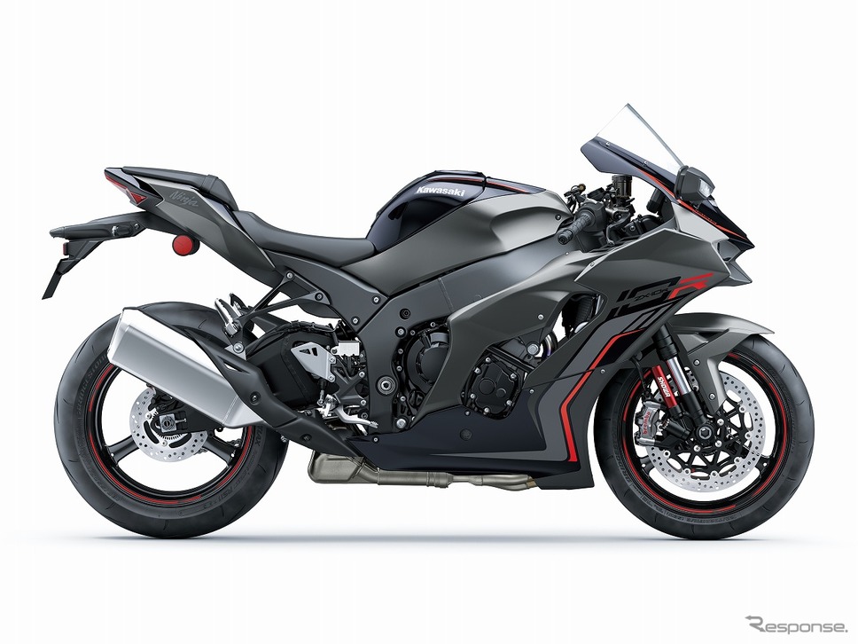 カワサキ Ninja ZX-10R(メタリックマットグラフェンスチールグレー×メタリックディアブロブラック)《写真提供 カワサキモータースジャパン》