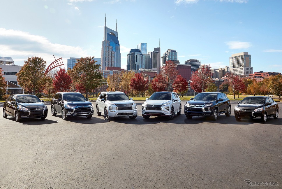三菱自動車の米国ラインナップ《photo by Mitsubishi Motors》