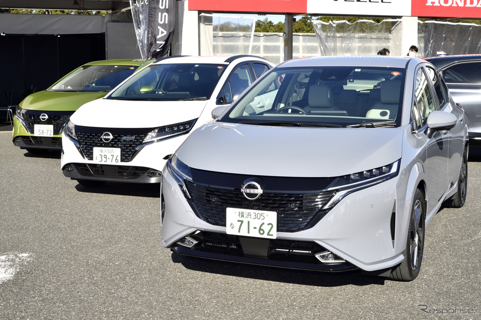 日産ノート(日本カーオブザイヤー10ベスト試乗会)《写真撮影 雪岡直樹》