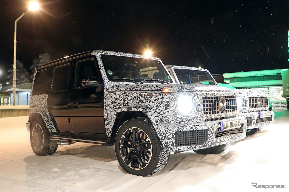 メルセデスベンツ Gクラス(AMG G63)改良新型プロトタイプ(スクープ写真)《APOLLO NEWS SERVICE》