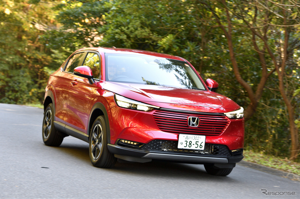 ホンダ・ヴェゼル(日本カーオブザイヤー10ベスト試乗会)