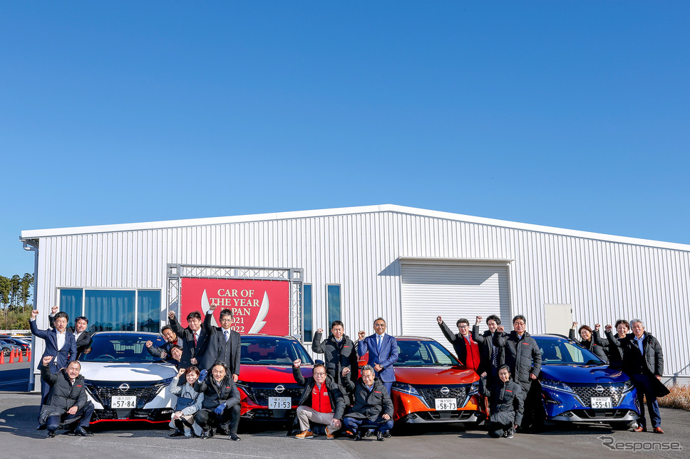 日産ノート(日本カーオブザイヤー10ベスト試乗会)《写真提供 日本カーオブザイヤー実行委員会》