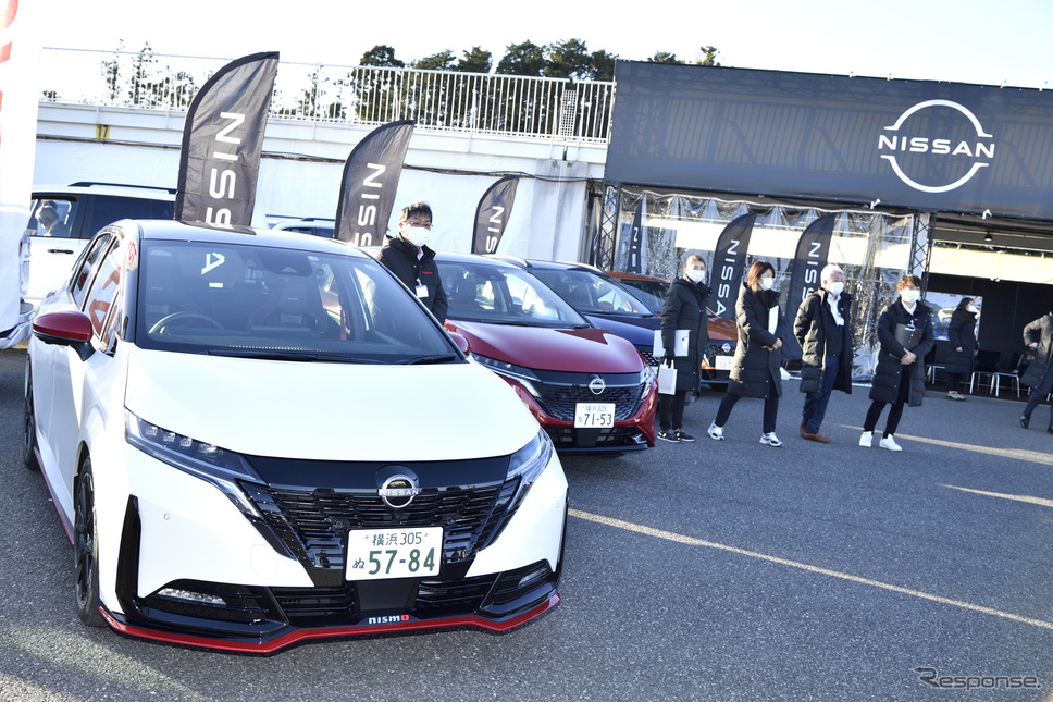 日産ノート(日本カーオブザイヤー10ベスト試乗会)《写真撮影 雪岡直樹》