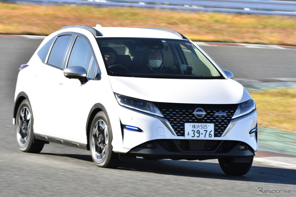 日産ノート(日本カーオブザイヤー10ベスト試乗会)《写真撮影 雪岡直樹》