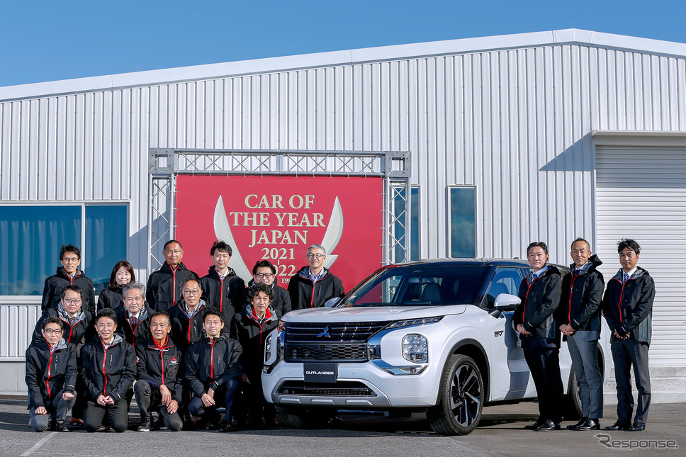 三菱アウトランダーPHEV（日本カーオブザイヤー10ベスト試乗会）《写真提供 日本カーオブザイヤー実行委員会》