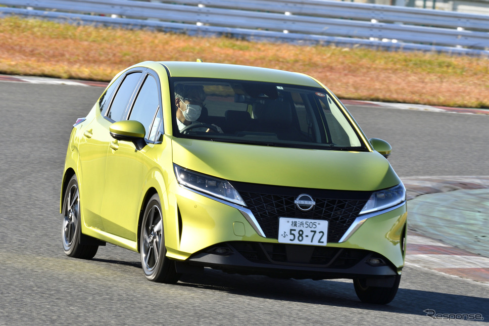 日産ノート(日本カーオブザイヤー10ベスト試乗会)《写真撮影 雪岡直樹》