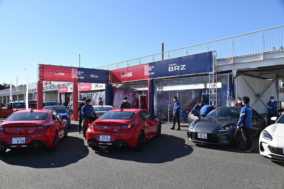トヨタGR 86/スバルBRZ(日本カーオブザイヤー10ベスト試乗会)《写真提供 日本カーオブザイヤー実行委員会》