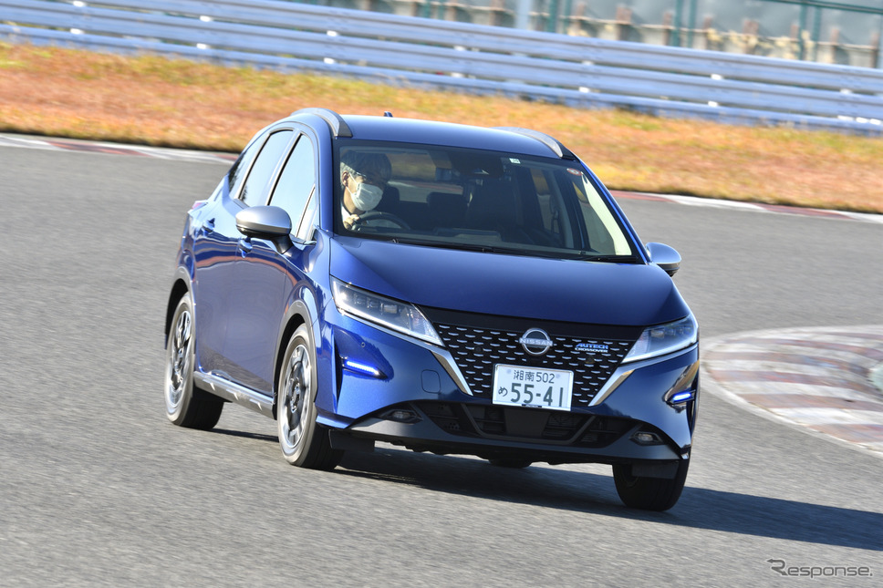 日産ノート(日本カーオブザイヤー10ベスト試乗会)《写真撮影 雪岡直樹》