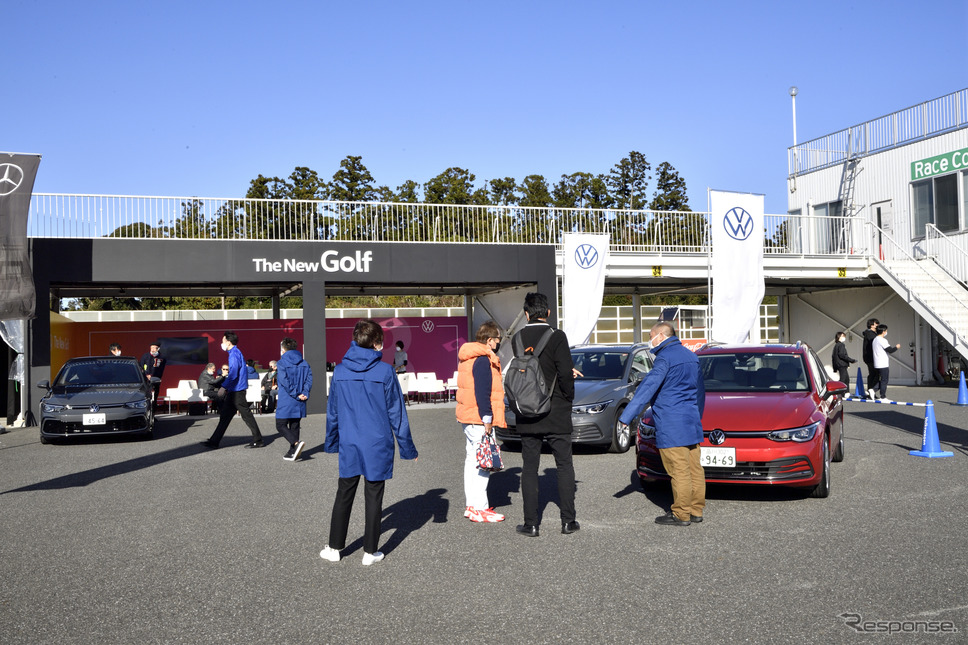 VWゴルフ(日本カーオブザイヤー10ベスト試乗会)《写真撮影 雪岡直樹》