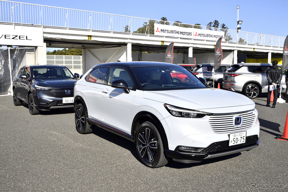 ホンダ・ヴェゼル(日本カーオブザイヤー10ベスト試乗会)《写真撮影 雪岡直樹》