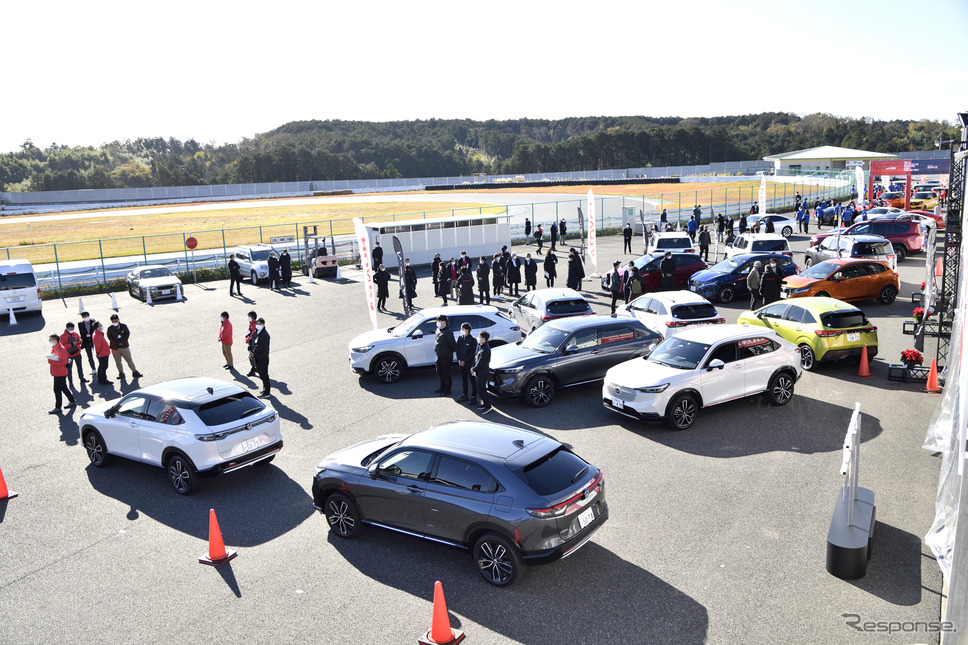 ホンダ・ヴェゼル(日本カーオブザイヤー10ベスト試乗会)《写真撮影 雪岡直樹》