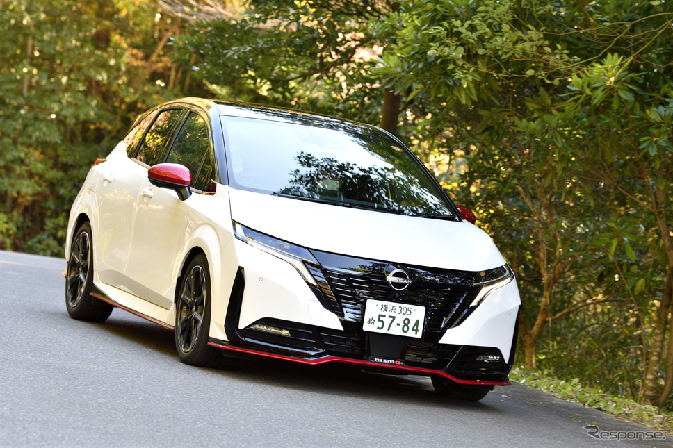 日産 ノート オーラNISMO(日本カーオブザイヤー10ベスト試乗会)《写真撮影 雪岡直樹》