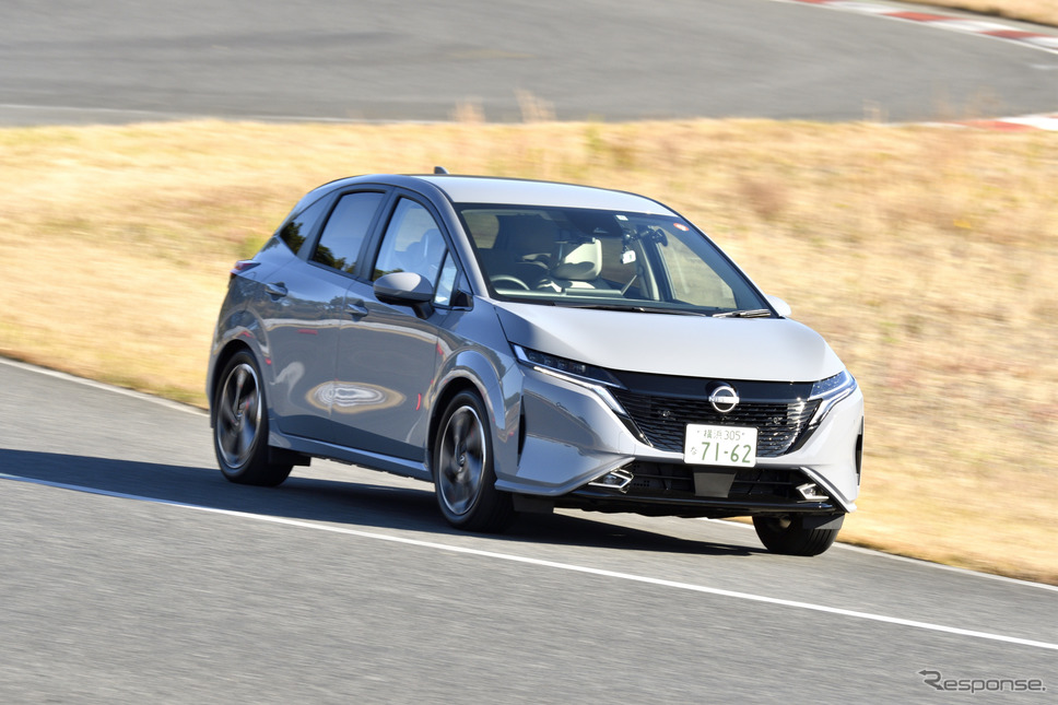 日産ノートオーラ(日本カーオブザイヤー10ベスト試乗会)《写真撮影 雪岡直樹》