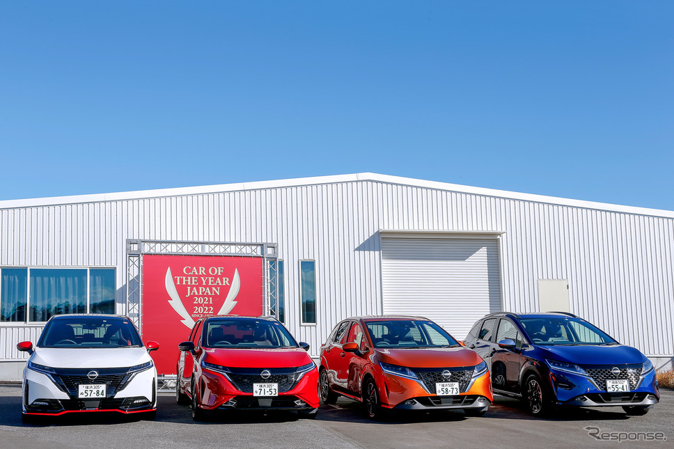 日産ノート(日本カーオブザイヤー10ベスト試乗会)《写真提供 日本カーオブザイヤー実行委員会》