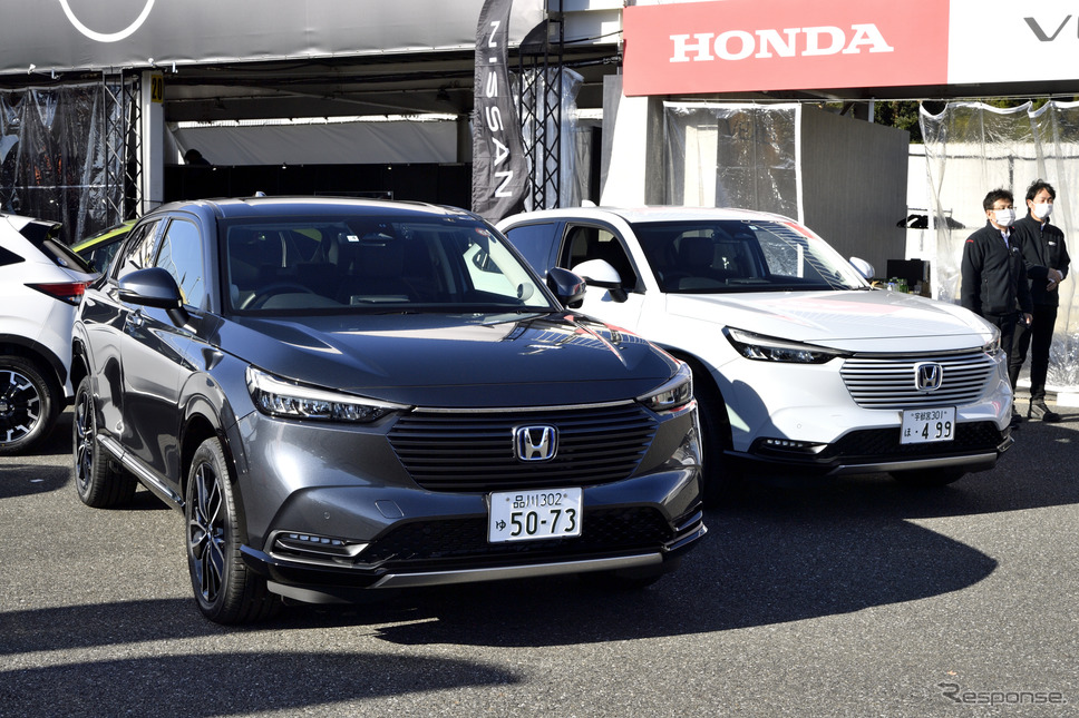 ホンダ・ヴェゼル(日本カーオブザイヤー10ベスト試乗会)《写真撮影 雪岡直樹》