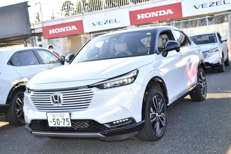 ホンダ・ヴェゼル(日本カーオブザイヤー10ベスト試乗会)《写真撮影 雪岡直樹》