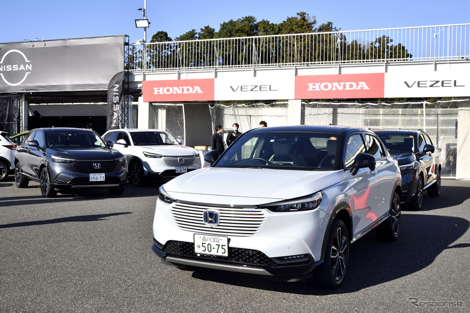 ホンダ・ヴェゼル(日本カーオブザイヤー10ベスト試乗会)《写真撮影 雪岡直樹》