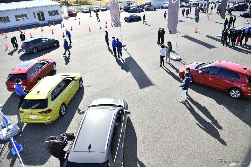 VWゴルフ(日本カーオブザイヤー10ベスト試乗会)《写真撮影 雪岡直樹》