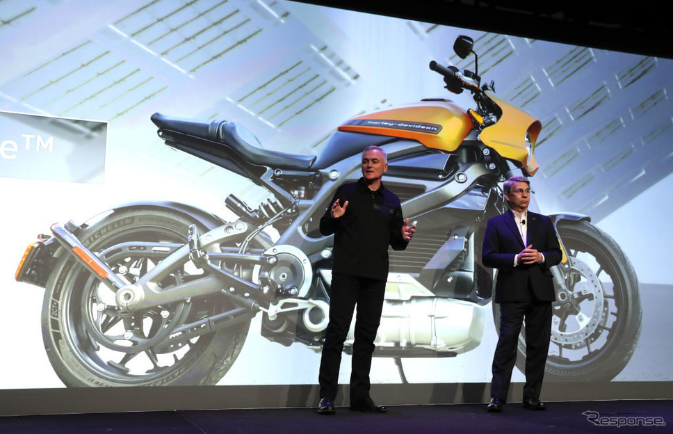 CES 2019で発表されたハーレー・ライブワイヤー《Photo by Justin Sullivan/Getty Images News/ゲッティイメージズ》