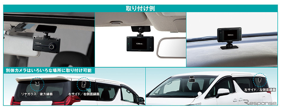 取付例《写真提供 セルスター工業》