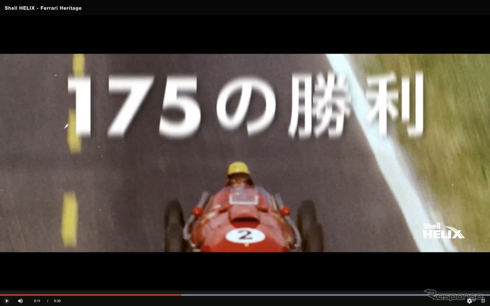 Shell HELIX - Ferrari Heritage《動画キャプチャ》