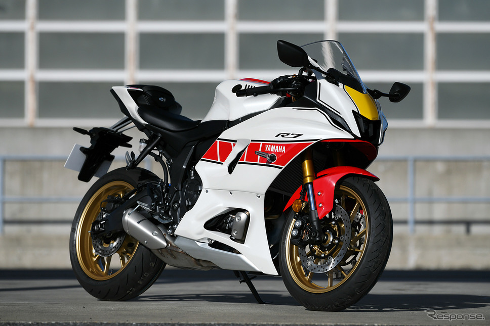 ヤマハ YZF-R7 WGP参戦60周年記念カラー《写真撮影 中野英幸》