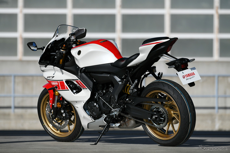 ヤマハ YZF-R7 WGP参戦60周年記念カラー《写真撮影 中野英幸》