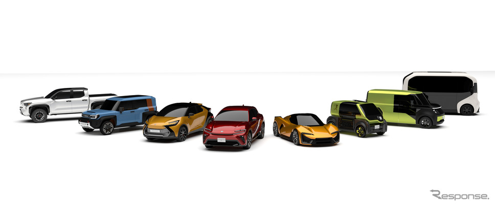 トヨタBEVの近未来ラインナップ《写真提供 トヨタ自動車》