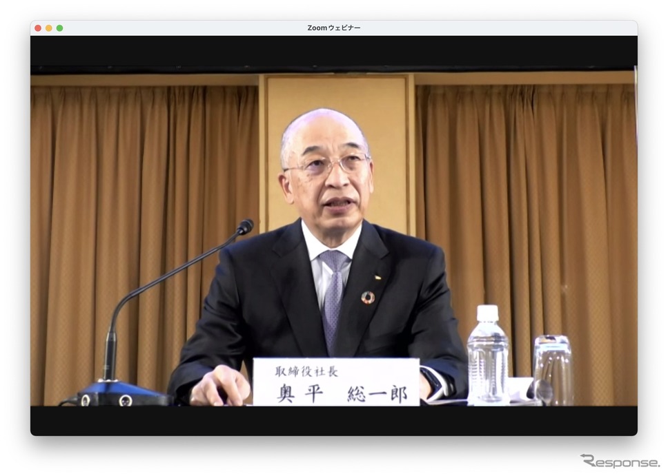 ダイハツ工業 奥平総一郎 社長《動画キャプチャ》