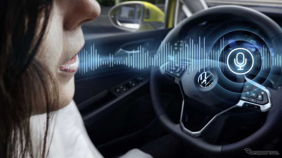 フォルクスワーゲン・ゴルフ 新型の音声コントロールのイメージ《photo by VW》