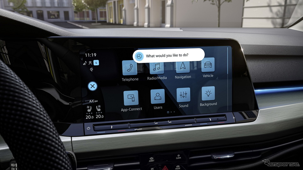 フォルクスワーゲン・ゴルフ 新型のアップデートされたインフォテインメントシステム《photo by VW》