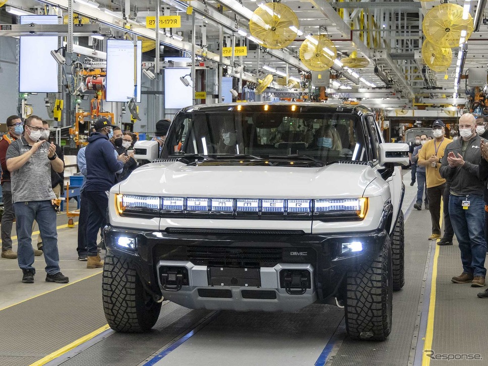 GMの新世代EV専用工場「ファクトリーゼロ」で生産を開始したGMC ハマー EV《photo by GMC》