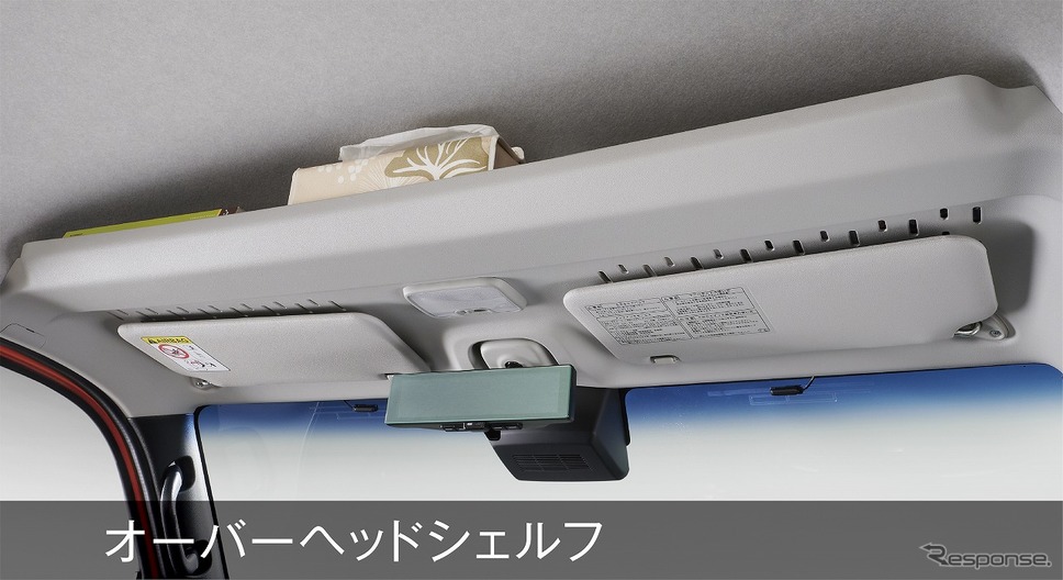 オーバーヘッドシェルフ《写真提供 ダイハツ工業》