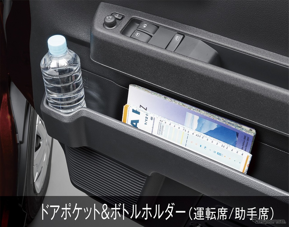 ドアポケット&ボトルホルダー(運転席/助手席)《写真提供 ダイハツ工業》