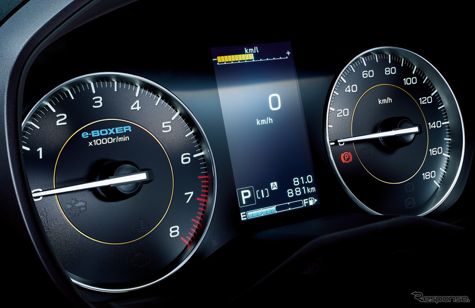 SUBARU XV Advance特別仕様車 Advance Style Edition メーターパネル《写真提供 SUBARU》