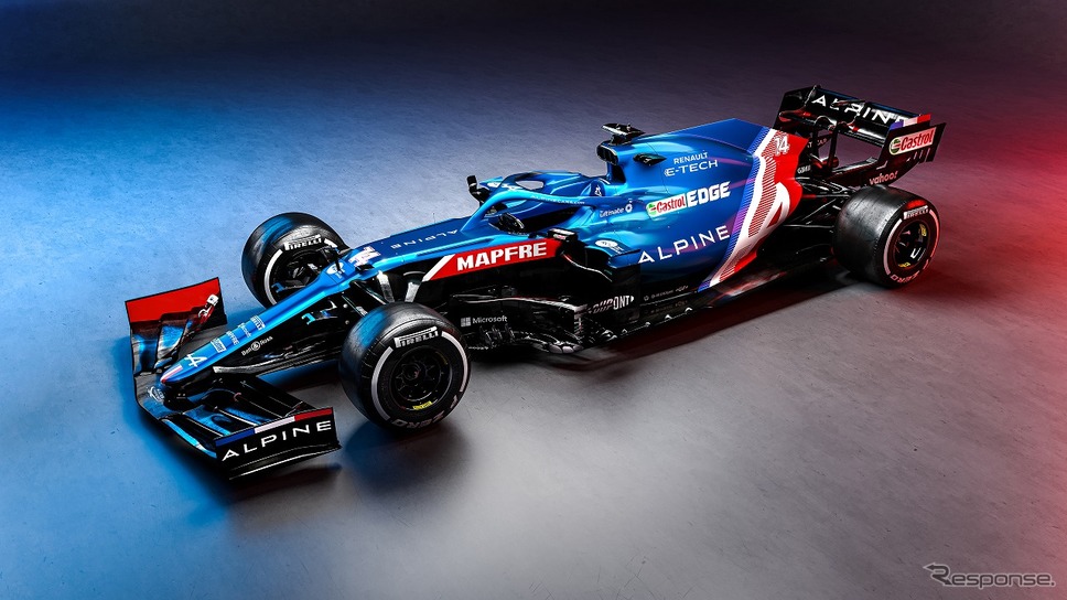 2021シーズンからアルピーヌとして参戦を開始したF1マシン《写真提供 アルピーヌ・ジャポン》