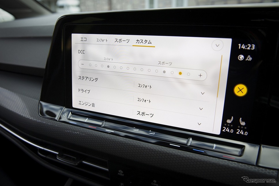 VW ゴルフ GTI ドライビングプロファイル DCC《写真提供 フォルクスワーゲングループジャパン》
