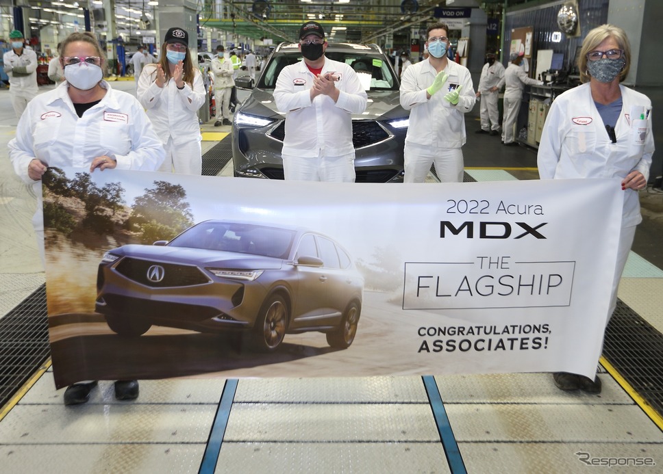 ホンダの米国オハイオ州イーストリバティ工場で生産を開始したアキュラ MDX 新型《photo by Acura》