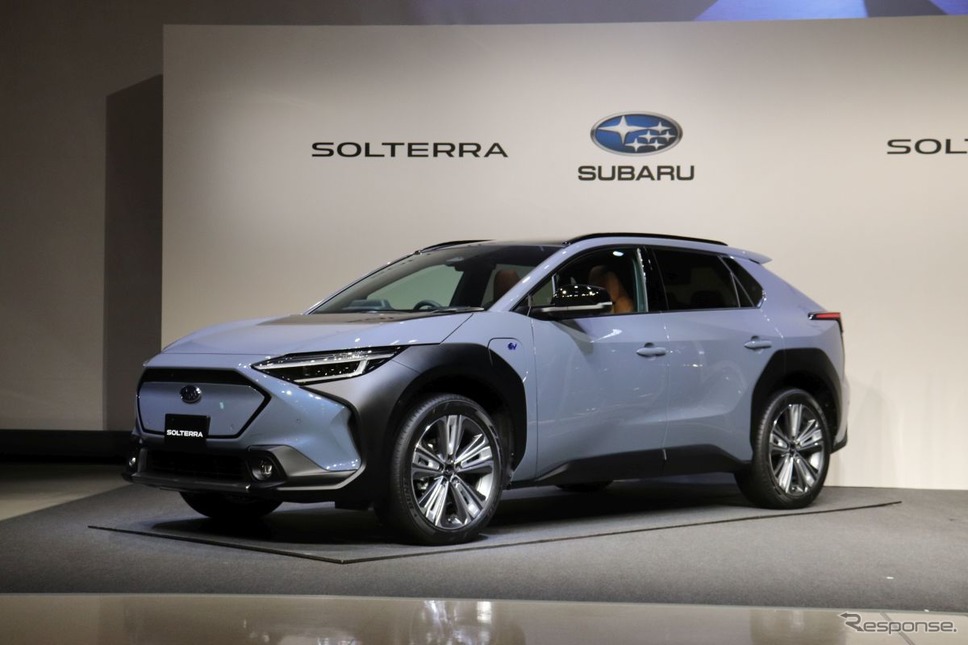 スバルのEV、ソルテラ《写真撮影 中尾真二》