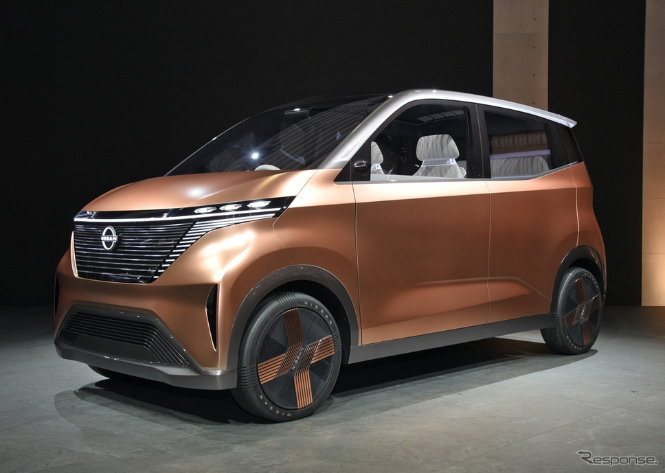 日産 IMk(東京モーターショー2019)。量産に向けて開発中。《写真撮影 平原克彦》
